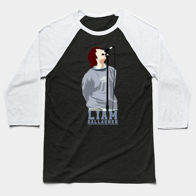 Liam Gallagher Scream Baseball T-Shirt by cindo.cindoan